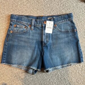 NWT Crewcuts Blue Denim Cutoff Shorts - size 10
